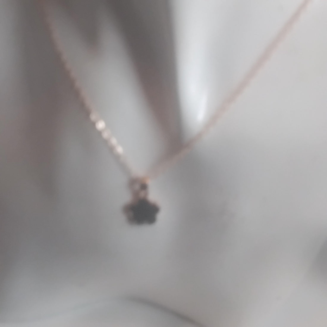 Gold-Plated Four-Leaf Clover Necklace, Mother-of-Pearl Pendant