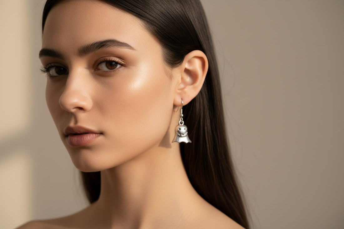 Simply Spooky Ghost Earrings