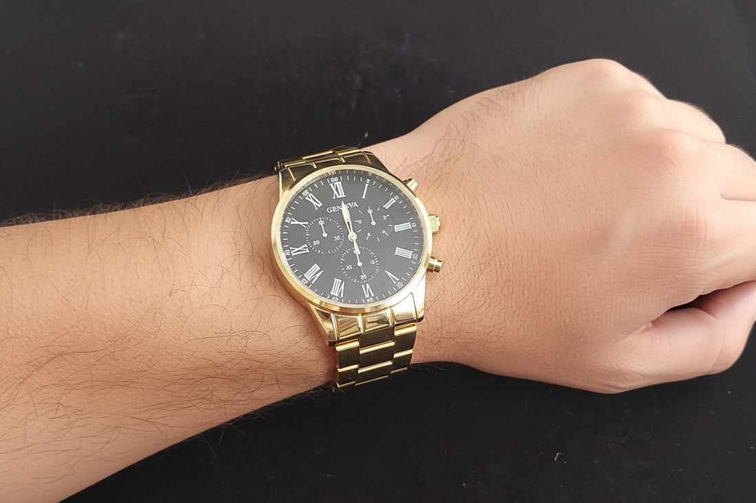 Luxury Elegant Quartz Watch: Sentimental Gift for Man