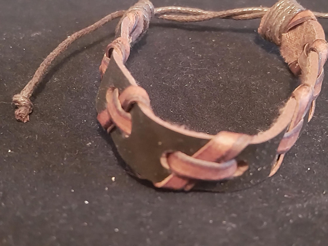 Handcrafted Men's Leather Bracelet