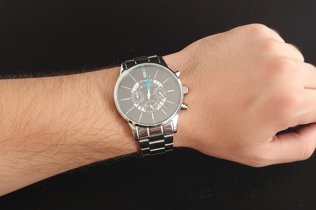 Luxury Elegant Quartz Watch: Sentimental Gift for Man