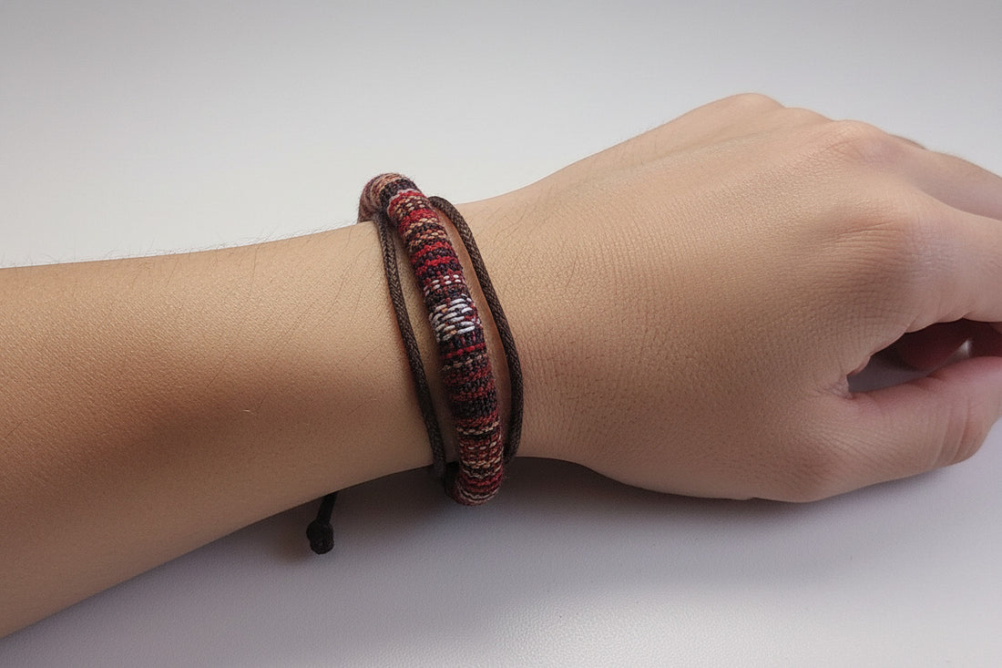 Handwoven Cord Bracelet: Unisex Boho Friendship Jewelry