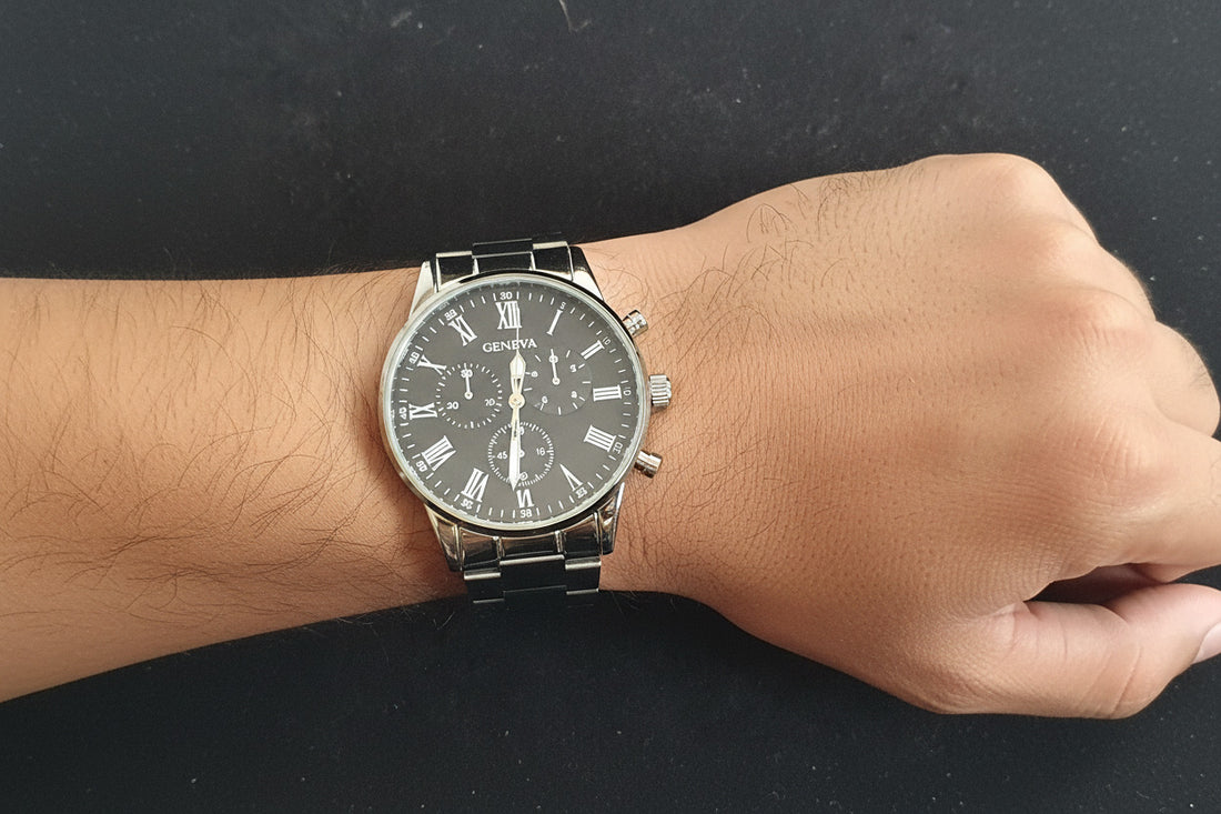 Luxury Elegant Quartz Watch: Sentimental Gift for Man