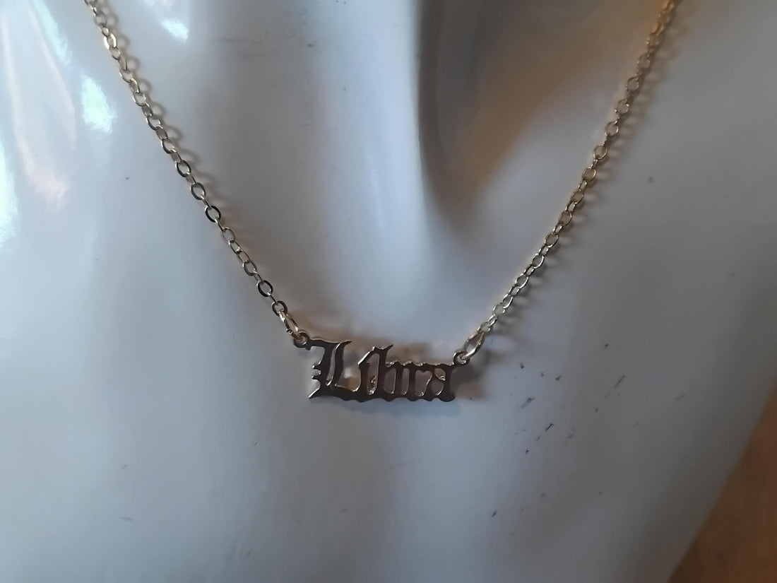 Libra Necklace, Zodiac Coin, Gold Celestial Jewelry