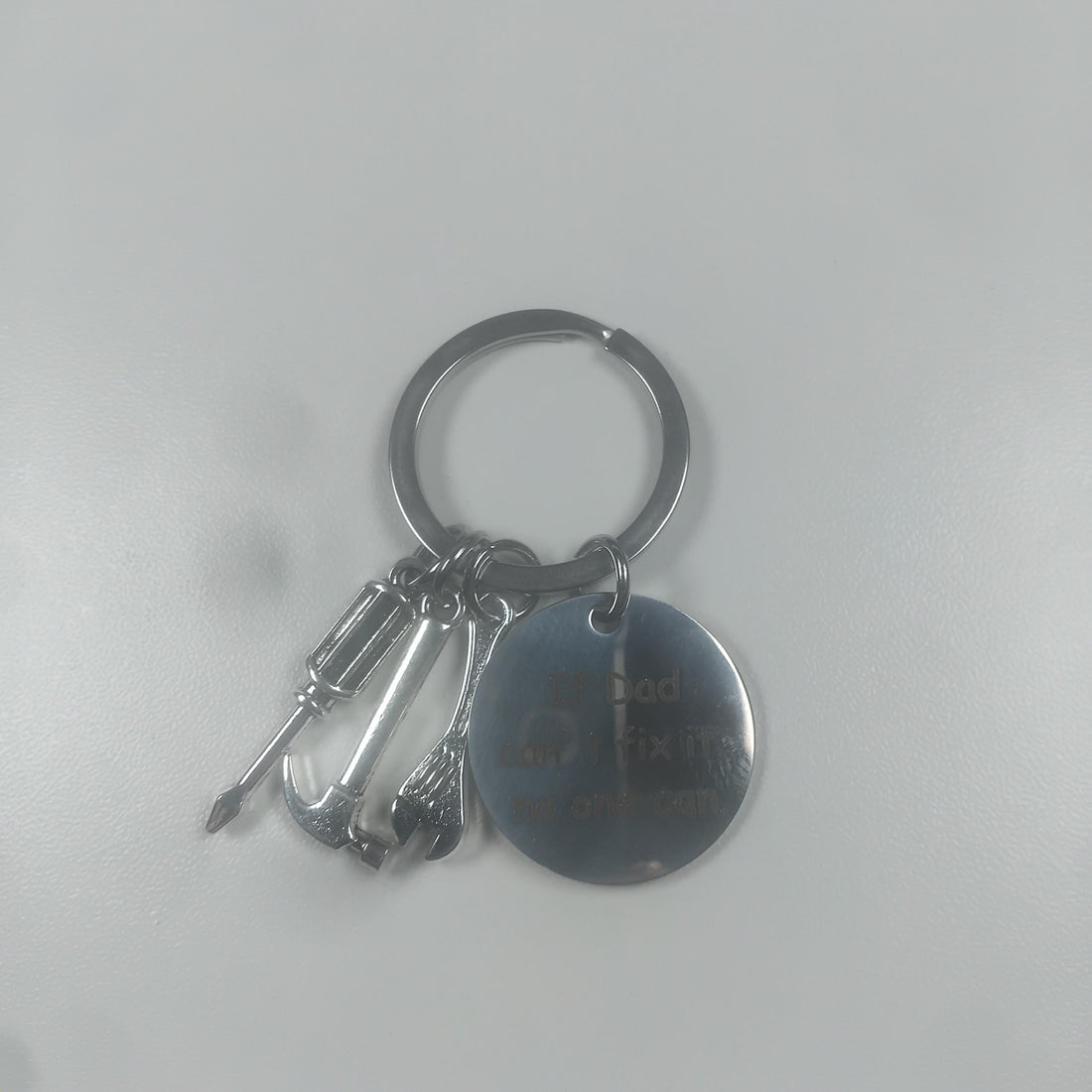 Handyman Dad Keychain – 'If Dad Can Fix It' Gift