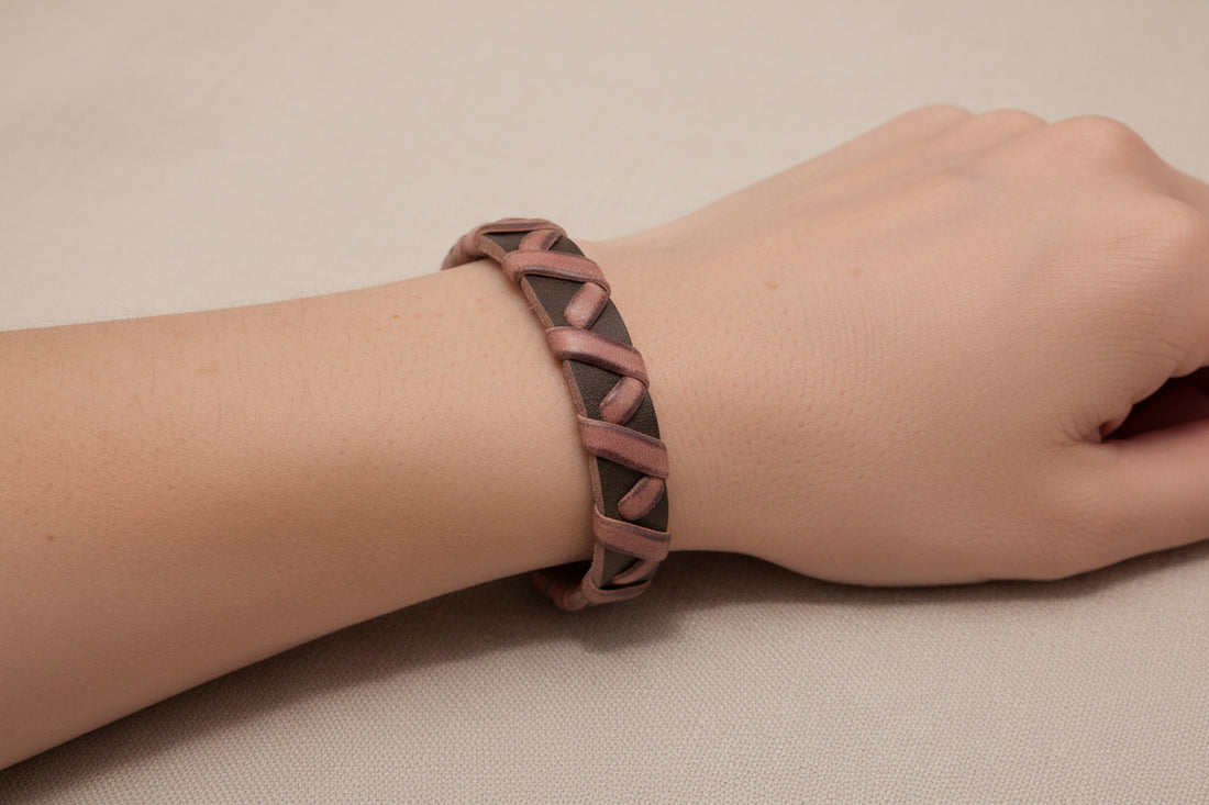 Masculine Leather Bracelet for Men