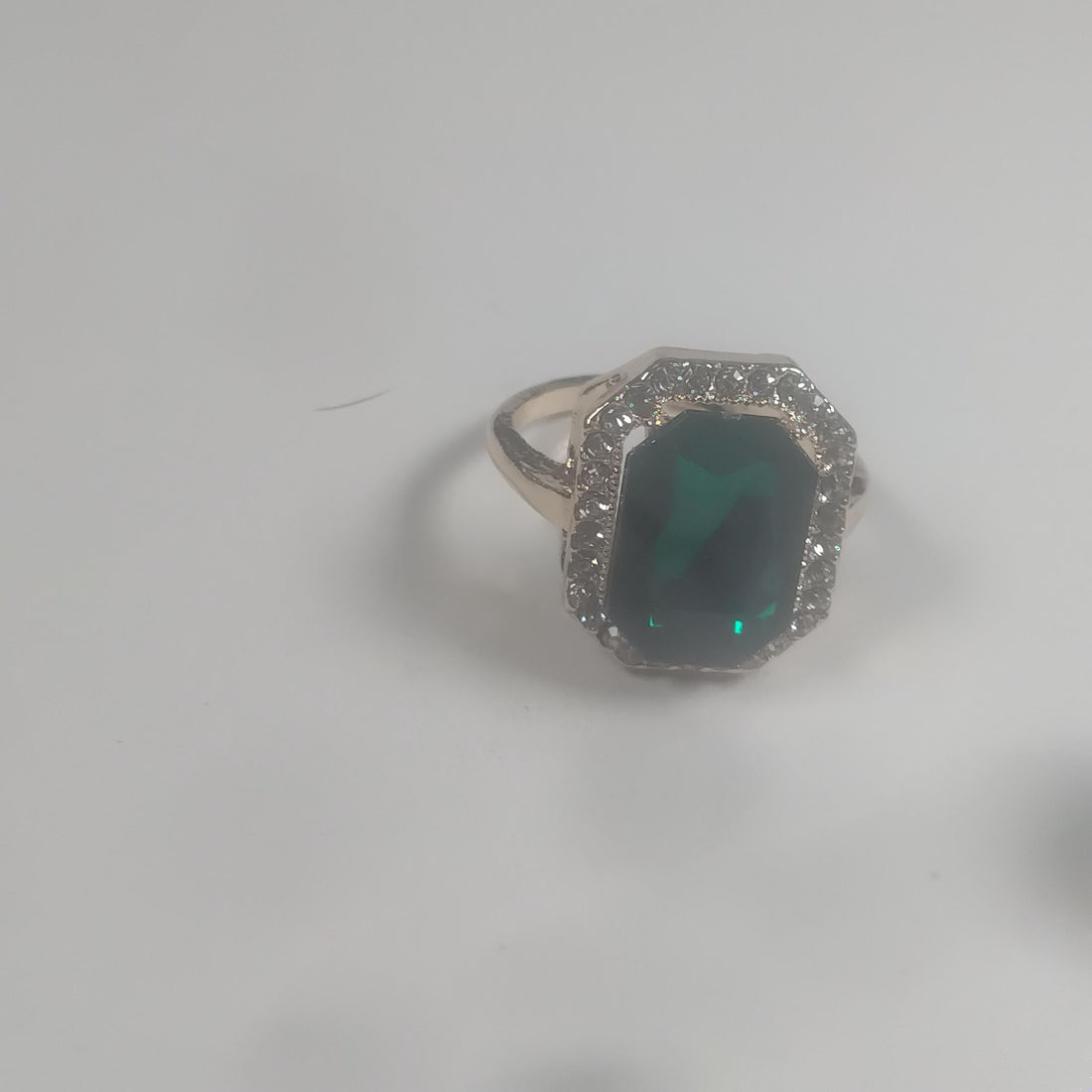 Gold Emerald Ring for Women | Custom Green Stone Engagement Ring