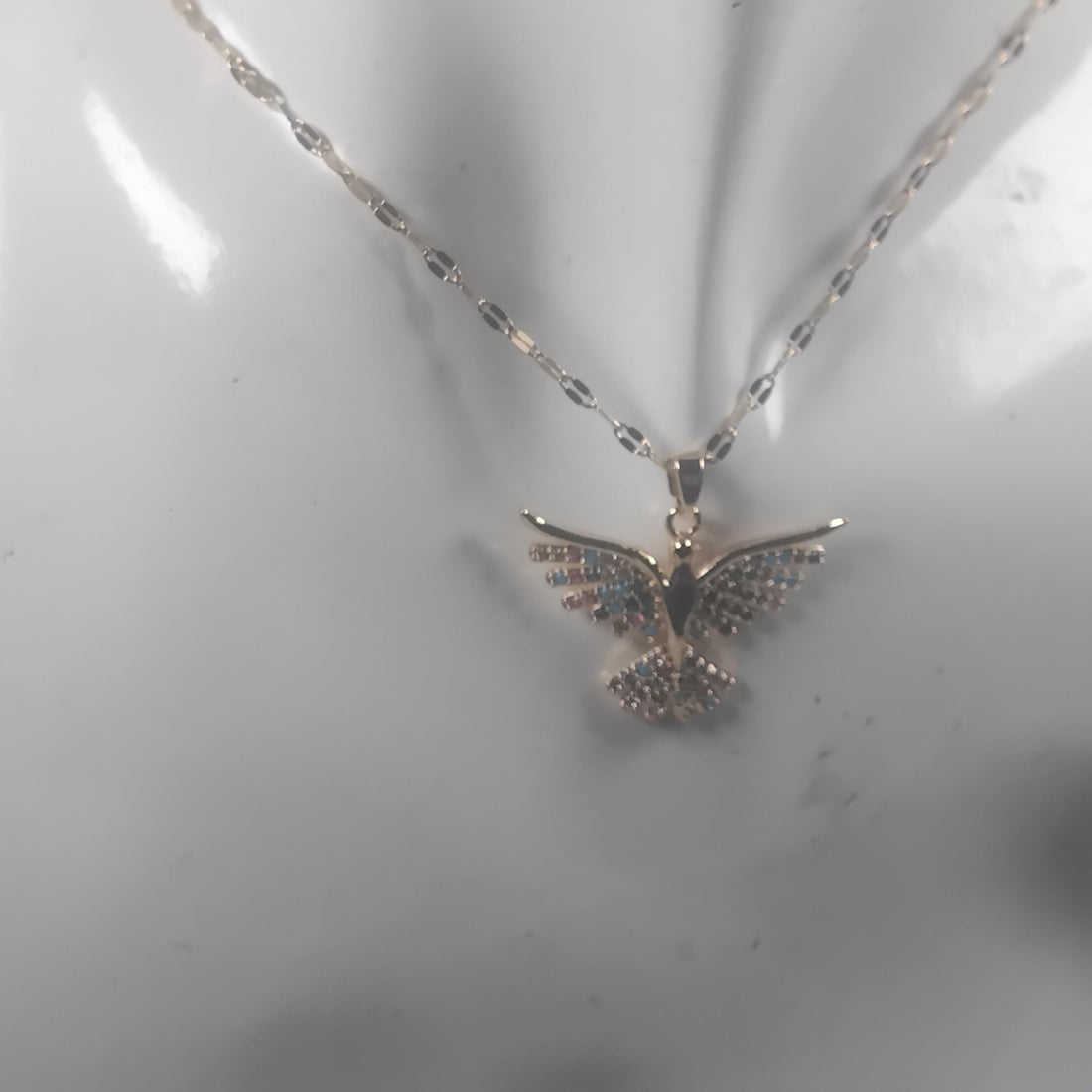 Elegant Gold Phoenix Pendant Necklace | Unique Firebird Jewelry