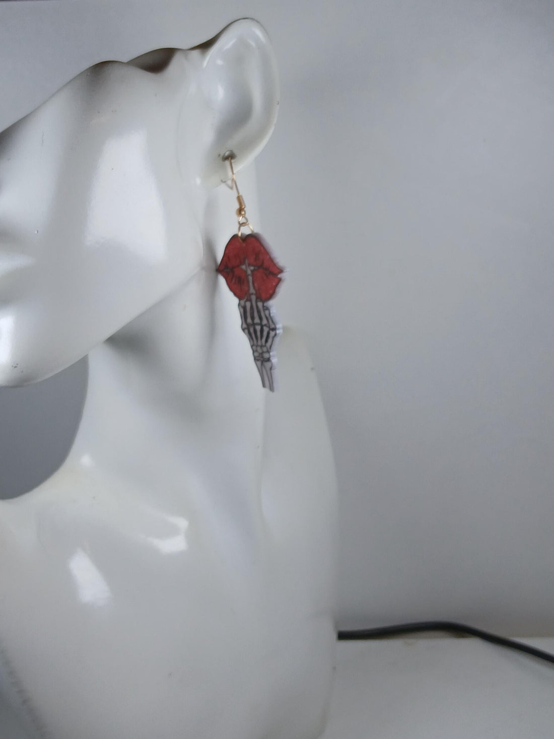 Boo-tifully Spooky Ghost & Hand Dangle Earrings