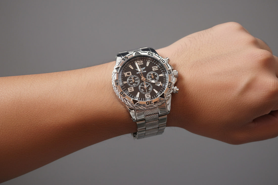 Luxury Elegant Quartz Watch: Sentimental Gift For Man