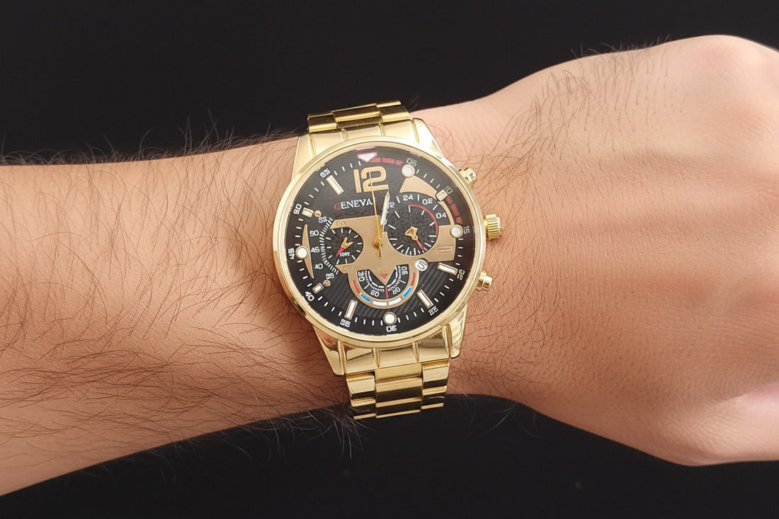Luxury Elegant Quartz Watch: Sentimental Gift for Man