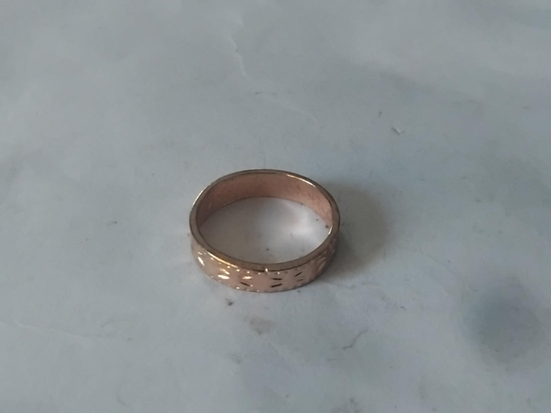 Gold Band Ring, Elegant Women's Jewelry