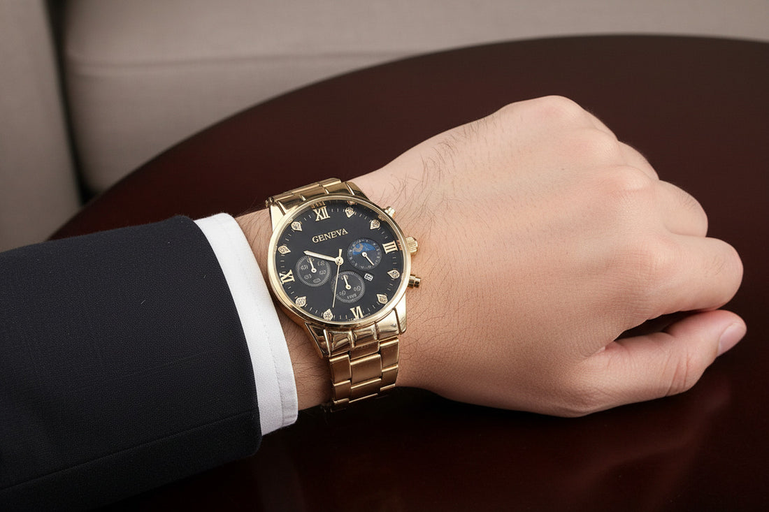 Luxury Elegant Quartz Watch - Sentimental Gift for Man
