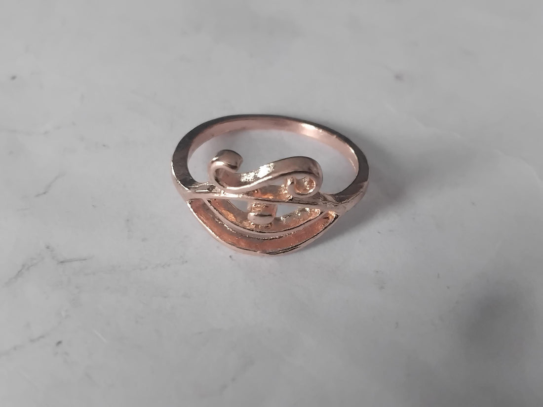 Gold Plated Eye of Horus Ring, Egyptian Protection Jewelry