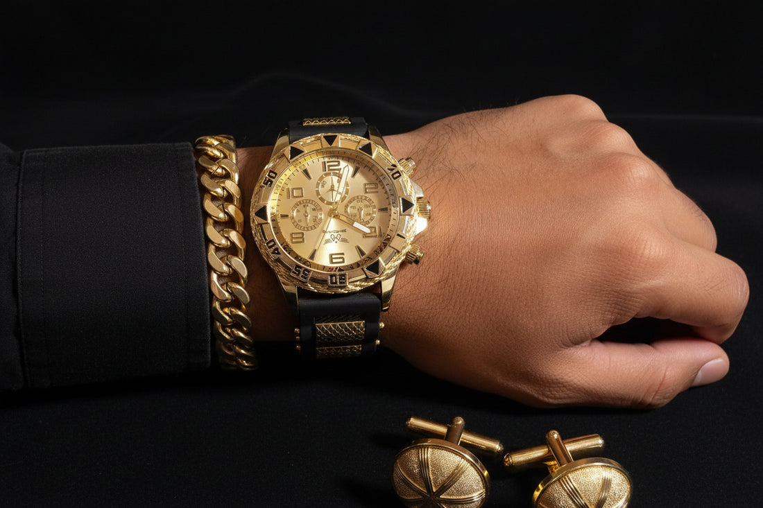 Luxury Elegant Quartz Watch: Sentimental Gift for Man