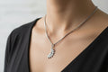 Silver Sun and Moon Pendant Necklace, Celestial Talisman