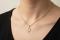 Gold Filled Sun Pendant Necklace • Celestial Boho Jewelry
