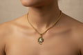 Gold Filled Sun Pendant Necklace • Celestial Boho Jewelry