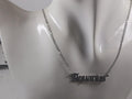 Aquarius Necklace • Old English Zodiac Horoscope Pendant