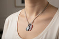 Black Electric Guitar Necklace | Stainless Steel Rock Music Pendant