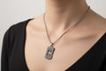 Letter S Initial Pendant – Stainless Steel Silver Alphabet Charm
