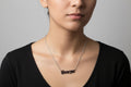 Scorpio Zodiac Necklace – Old English Style Horoscope Pendant, Astrology Jewelry Gift for Him & Her