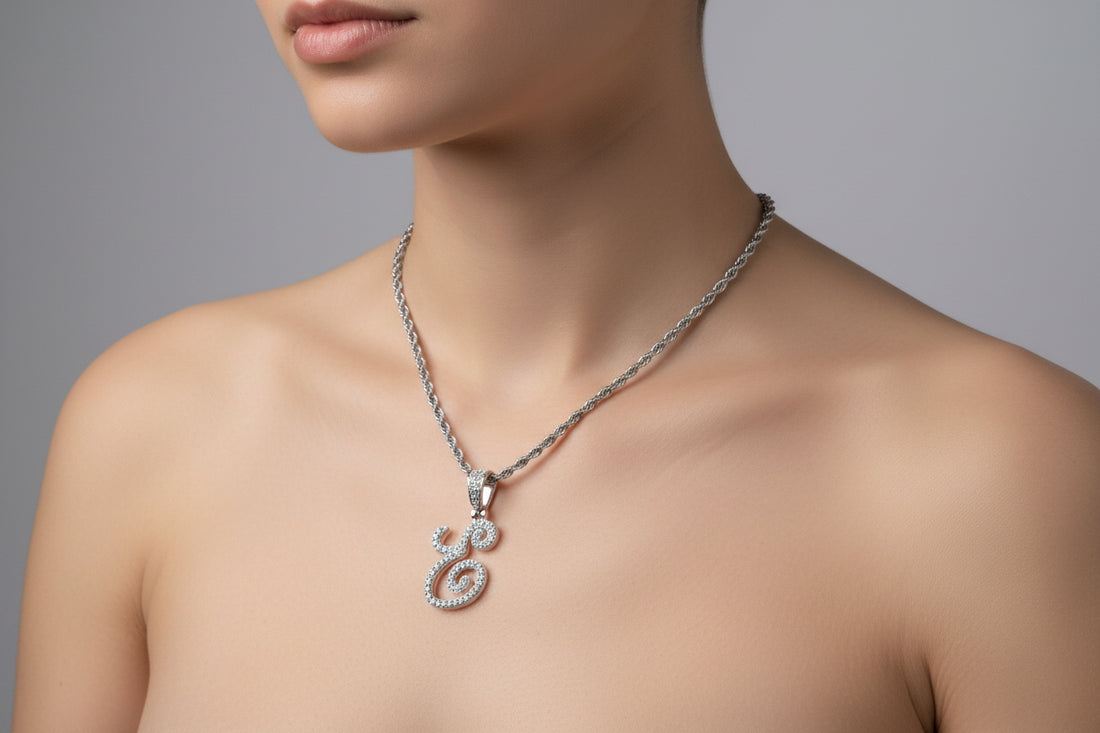 Diamond Squirrel Pendant Necklace – Sterling Silver Animal Charm