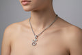 Diamond Squirrel Pendant Necklace – Sterling Silver Animal Charm