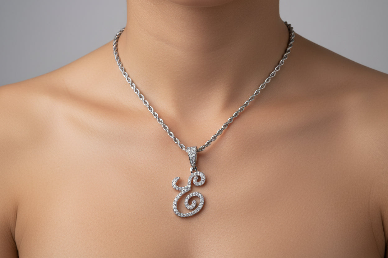 Diamond Squirrel Pendant Necklace – Sterling Silver Animal Charm