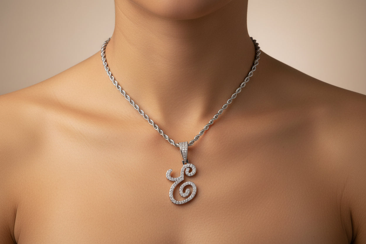 Diamond Squirrel Pendant Necklace – Sterling Silver Animal Charm