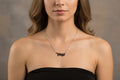 Old English Virgo Necklace • Stainless Steel Zodiac Pendant