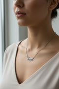Old English Virgo Necklace • Stainless Steel Zodiac Pendant