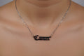 Cancer Zodiac Necklace • Old English Astrology Pendant