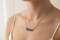 Cancer Zodiac Necklace • Old English Astrology Pendant