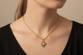 Gold Filled Sun Pendant Necklace • Celestial Boho Jewelry