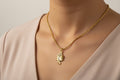 Gold Filled Sun Pendant Necklace • Celestial Boho Jewelry