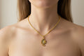 Gold Filled Sun Pendant Necklace • Celestial Boho Jewelry