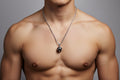Stainless Steel Soccer Ball Pendant Necklace, Unisex Sports Jewelry