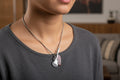 Black Electric Guitar Necklace | Stainless Steel Rock Music Pendant