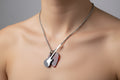 Black Electric Guitar Necklace | Stainless Steel Rock Music Pendant