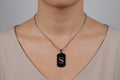 Letter S Initial Pendant – Stainless Steel Silver Alphabet Charm
