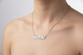 Scorpio Zodiac Necklace – Old English Style Horoscope Pendant, Astrology Jewelry Gift for Him & Her