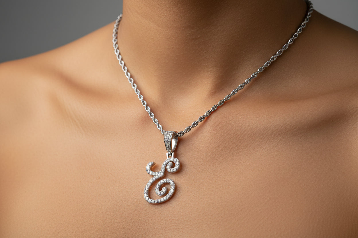 Diamond Squirrel Pendant Necklace – Sterling Silver Animal Charm