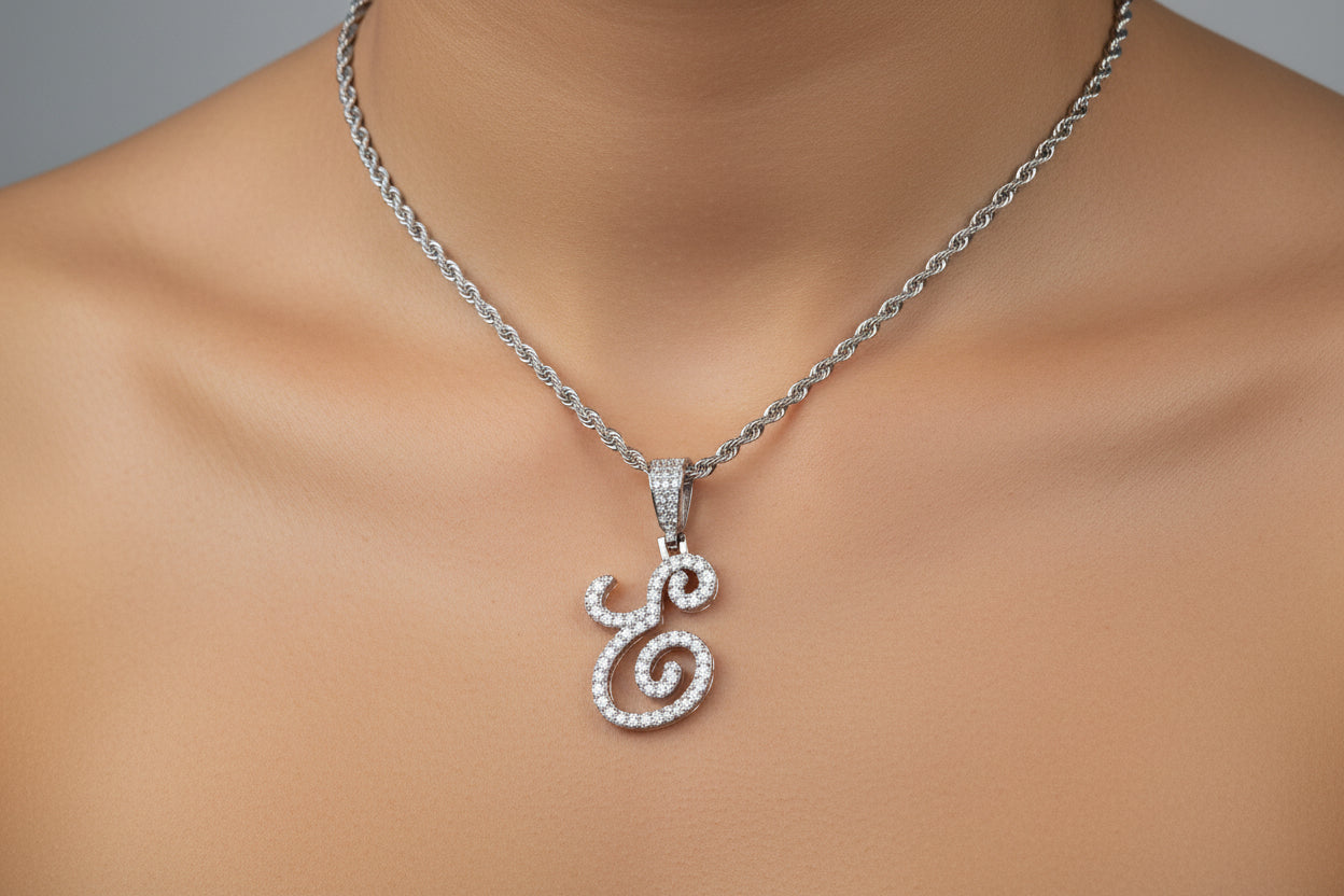 Diamond Squirrel Pendant Necklace – Sterling Silver Animal Charm