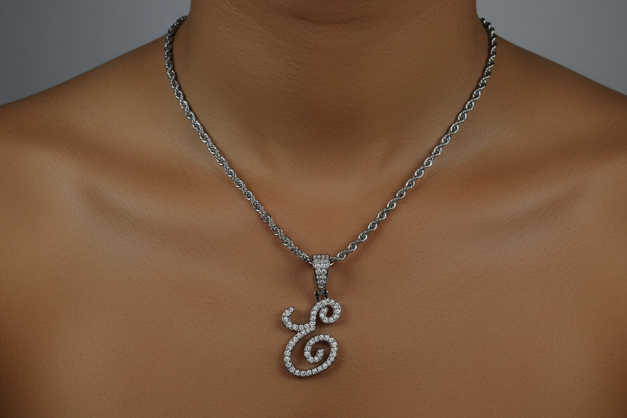 Diamond Squirrel Pendant Necklace – Sterling Silver Animal Charm