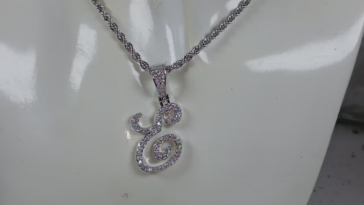 Diamond Squirrel Pendant Necklace – Sterling Silver Animal Charm